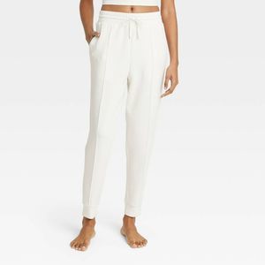 Women's Sandwash Joggers - All in Motion Cream M